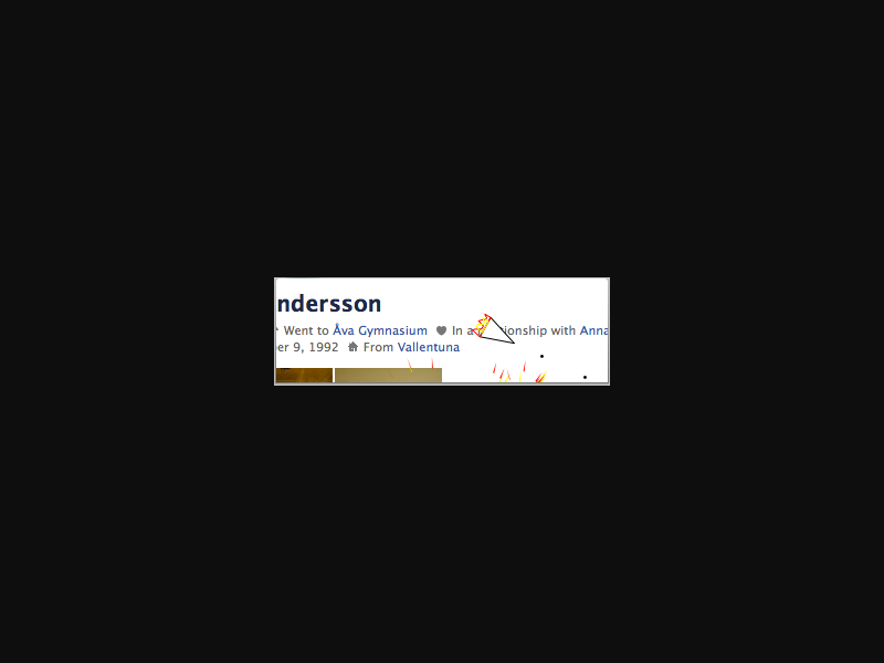Screenshot of gamebytes/FlxCollisions website
