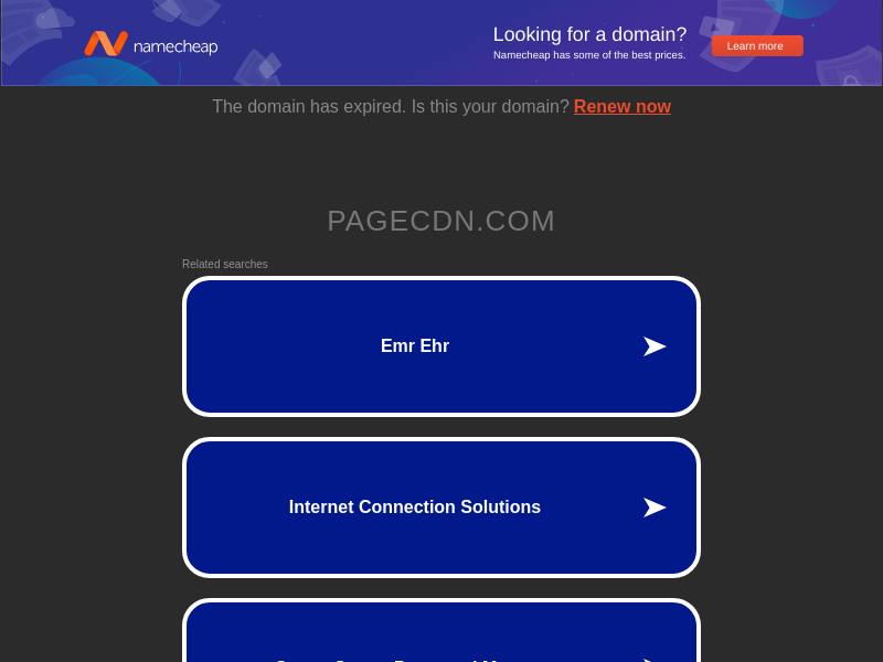 Screenshot of PageCDN Public API website